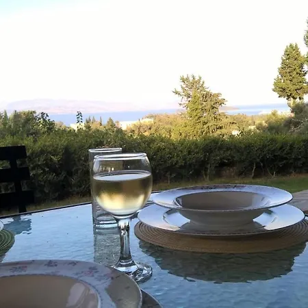 Stone In Nature With View To Corfu Town! Evropouloi