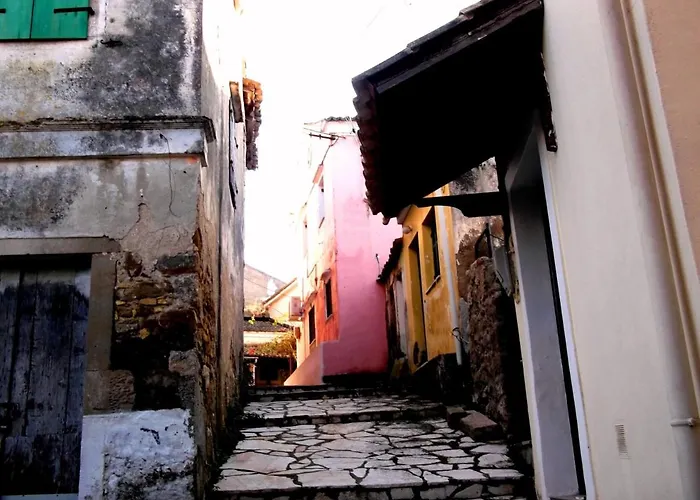 Stone In Nature With View To Corfu Town! *