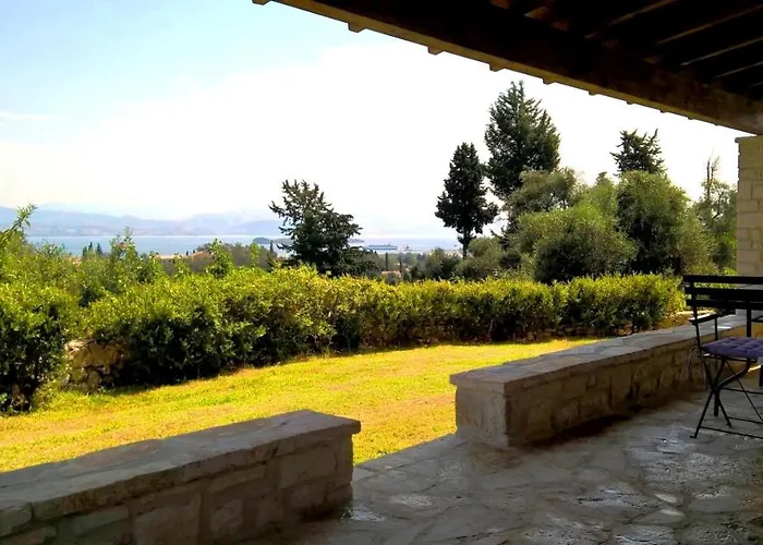 Stone In Nature With View To Corfu Town! Evropouloi
